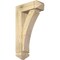 Ekena Millwork Thorton Arts and Crafts Rough Sawn Bracket w/ Offset Brace, Douglas Fir, 6"W x 16"D x 28"H BKT0604X16X28THR03RDF - alternate 1